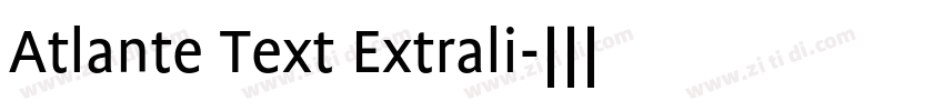 Atlante Text Extrali字体转换